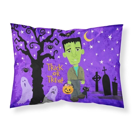 Carolines Treasures Halloween Frankie Frankenstein Fabric Standard Pillowcase VHA3021PILLOWCASE